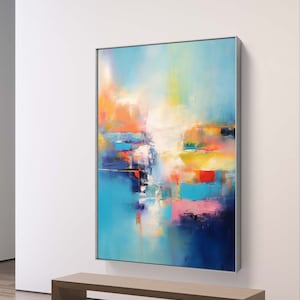Colorful Wall Art Abstract, Printable Wall Art, Abstract Painting, Abstract print, Modern painting, Colorful Wall Decor