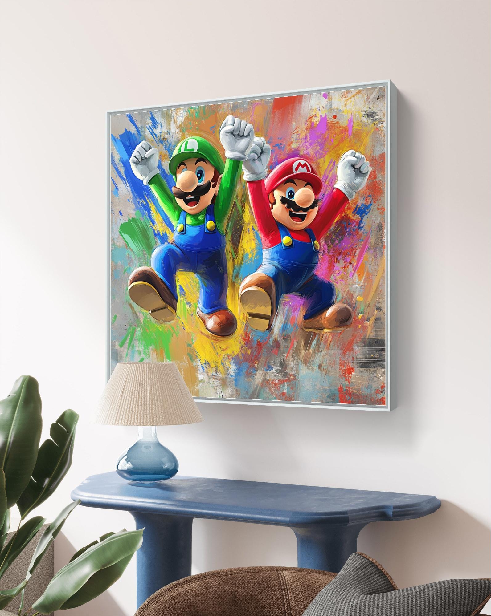 Super Mario's Graffiti Adventure Poster | Digital Download | Wall