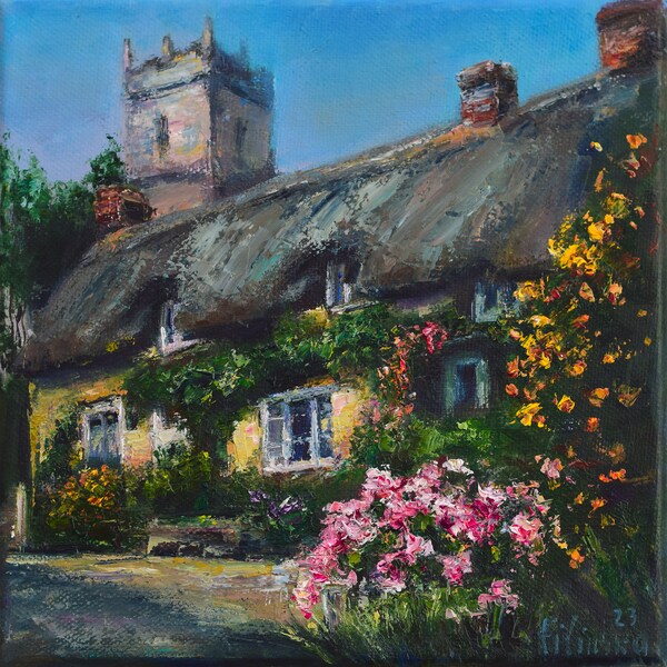 House Oil Painting Etsy