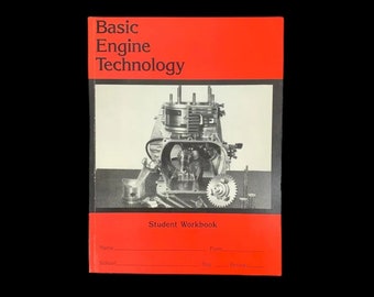 Technologie de moteur de base - Système éducatif complet - Avec diagrammes - Par R. C. Grant - Cahier d'exercices pour étudiants - Publié en 1986 - Livraison gratuite
