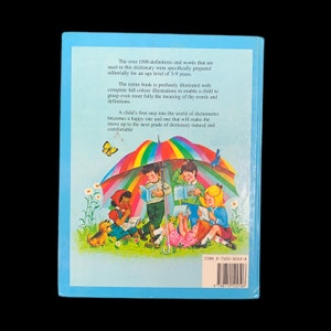 The New Colour-Picture Dictionary For Children Archie Bennett Pictorial Book Ages 5 to 9 Hardcover 1994 Free Shipping image 2