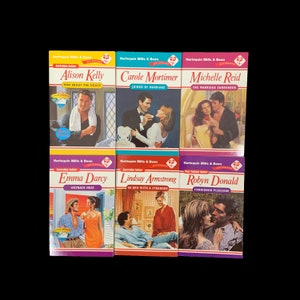 6 x Mills & Boon - Romance Novels - Sexy Romance - Escapist Fiction - Book Bundle - Published 1998 - Great Condition - Free Shipping