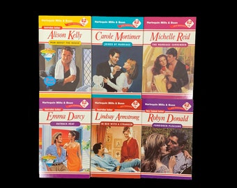 6 x Mills & Boon - Romance Novels - Sexy Romance - Escapist Fiction - Book Bundle - Published 1998 - Great Condition - Free Shipping