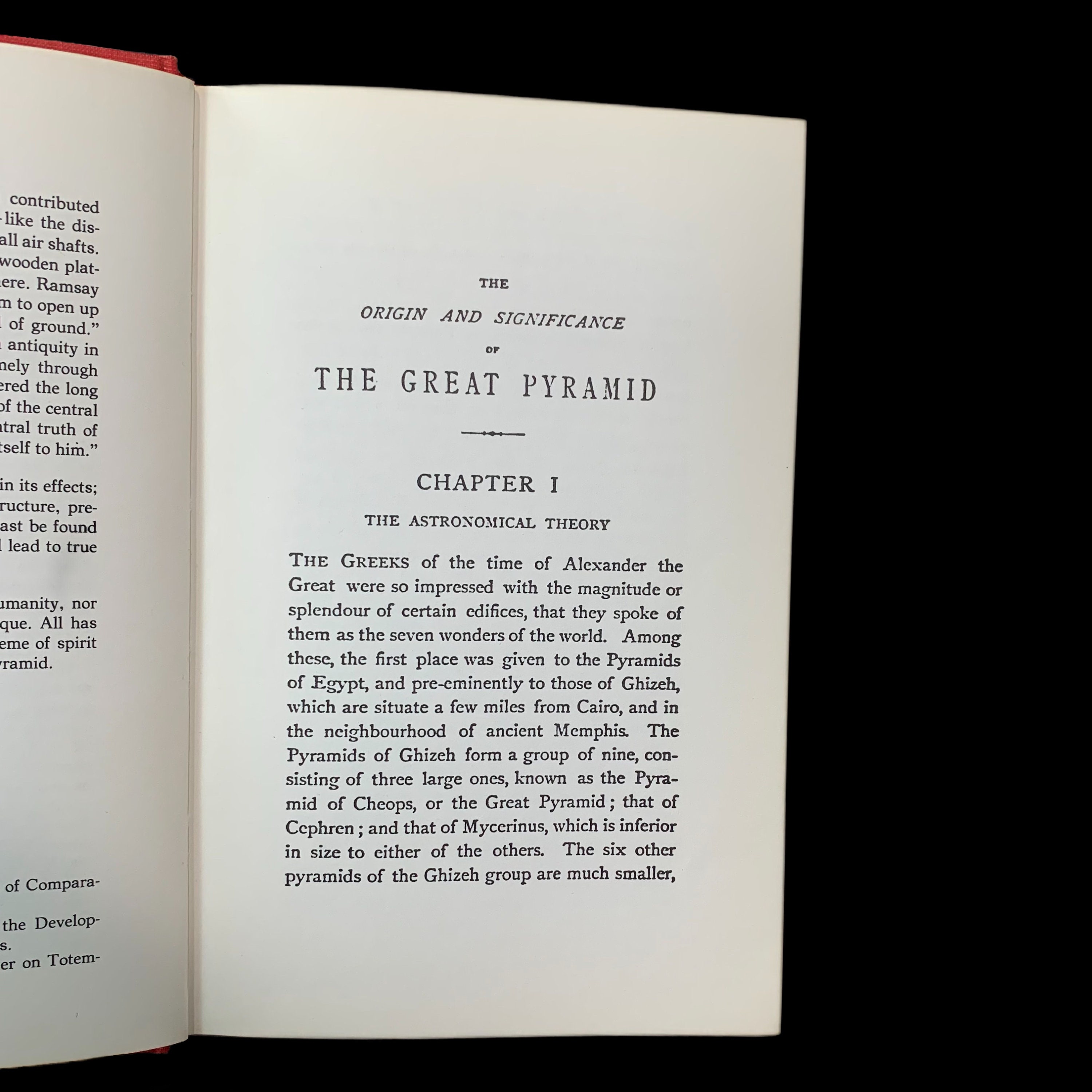 The Origin and Significance of the Great Pyramid - by C. Staniland Wake ...