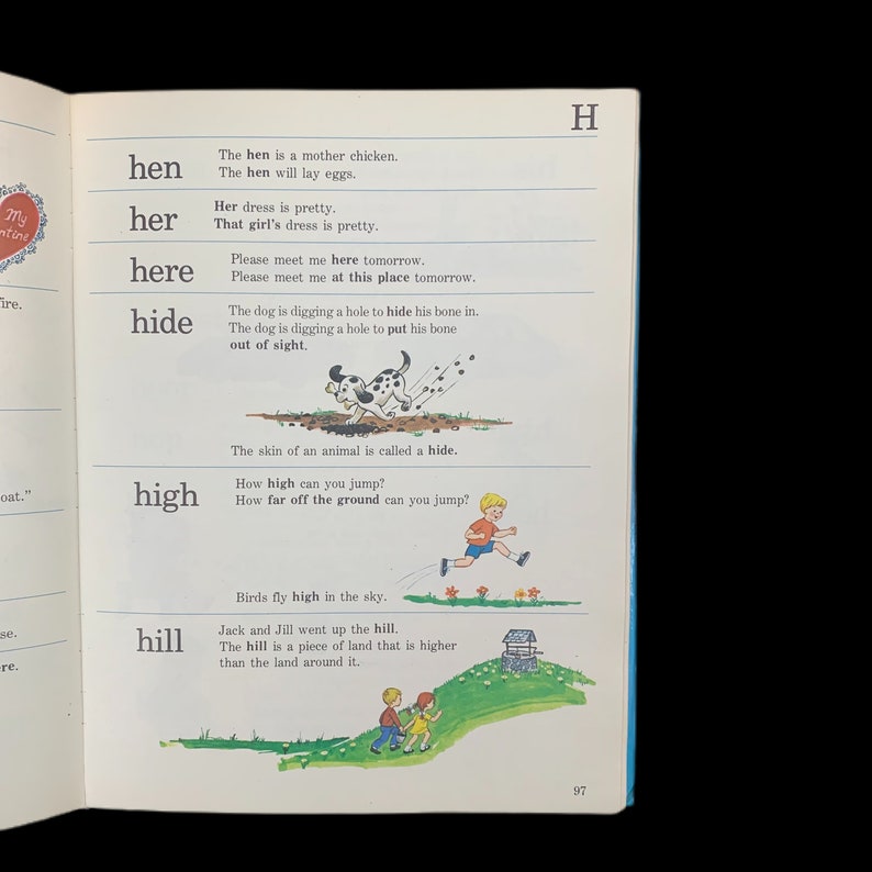 Le nouveau dictionnaire d'images couleur pour enfants Archie Bennett Livre illustré 5 à 9 ans Couverture rigide 1994 Livraison gratuite image 8