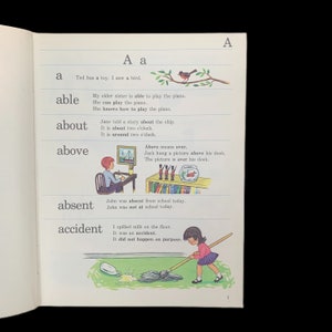 Le nouveau dictionnaire d'images couleur pour enfants Archie Bennett Livre illustré 5 à 9 ans Couverture rigide 1994 Livraison gratuite image 6