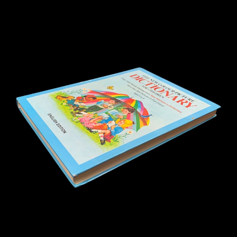 Le nouveau dictionnaire d'images couleur pour enfants Archie Bennett Livre illustré 5 à 9 ans Couverture rigide 1994 Livraison gratuite image 3