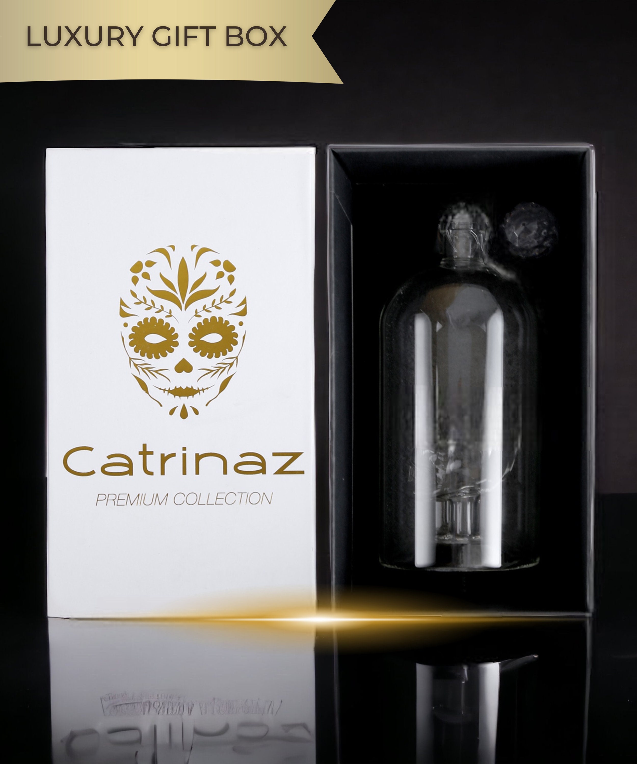 Catrinaz® - Carafe Premium tête de mort - Carafe - Carafe - Carafe