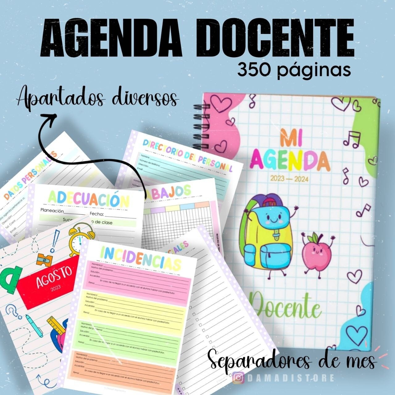 L'agenda 2023-2024 : The Complete Planner – Rosie Papeterie