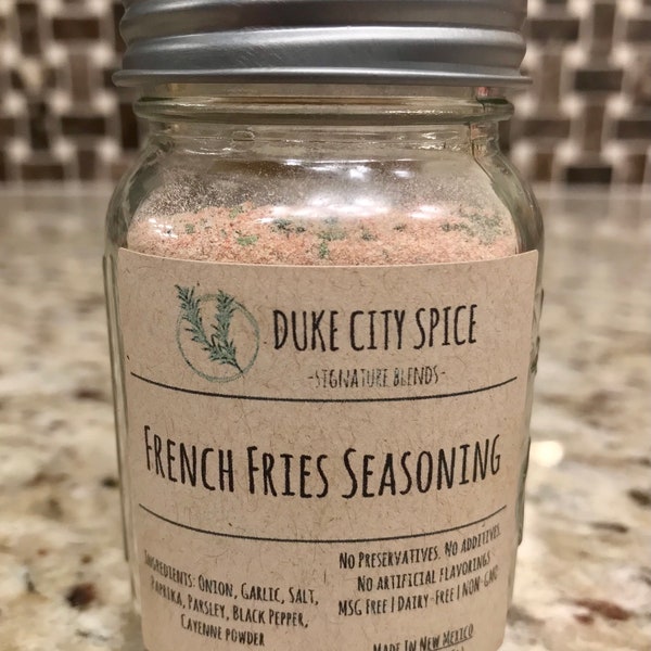 French Fries Seasoning, Handcrafted Spice