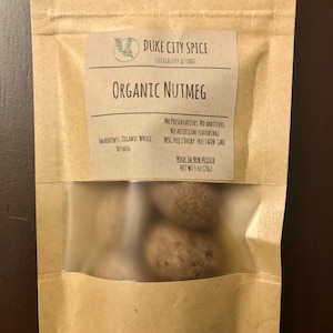 Organic Nutmeg Whole