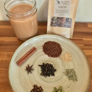 Organic Rooibos Chai Kit, Easy DIY Chai, Caffeine Free, Handcrafted Spices