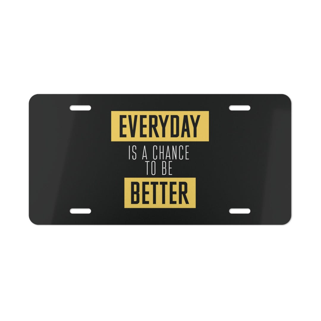 Inspirational License Plate Sayingsnull