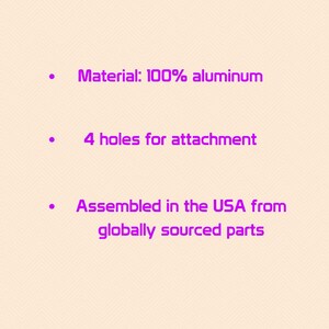 FERAL Aluminum License Plate: Novelty Car Tag image 6