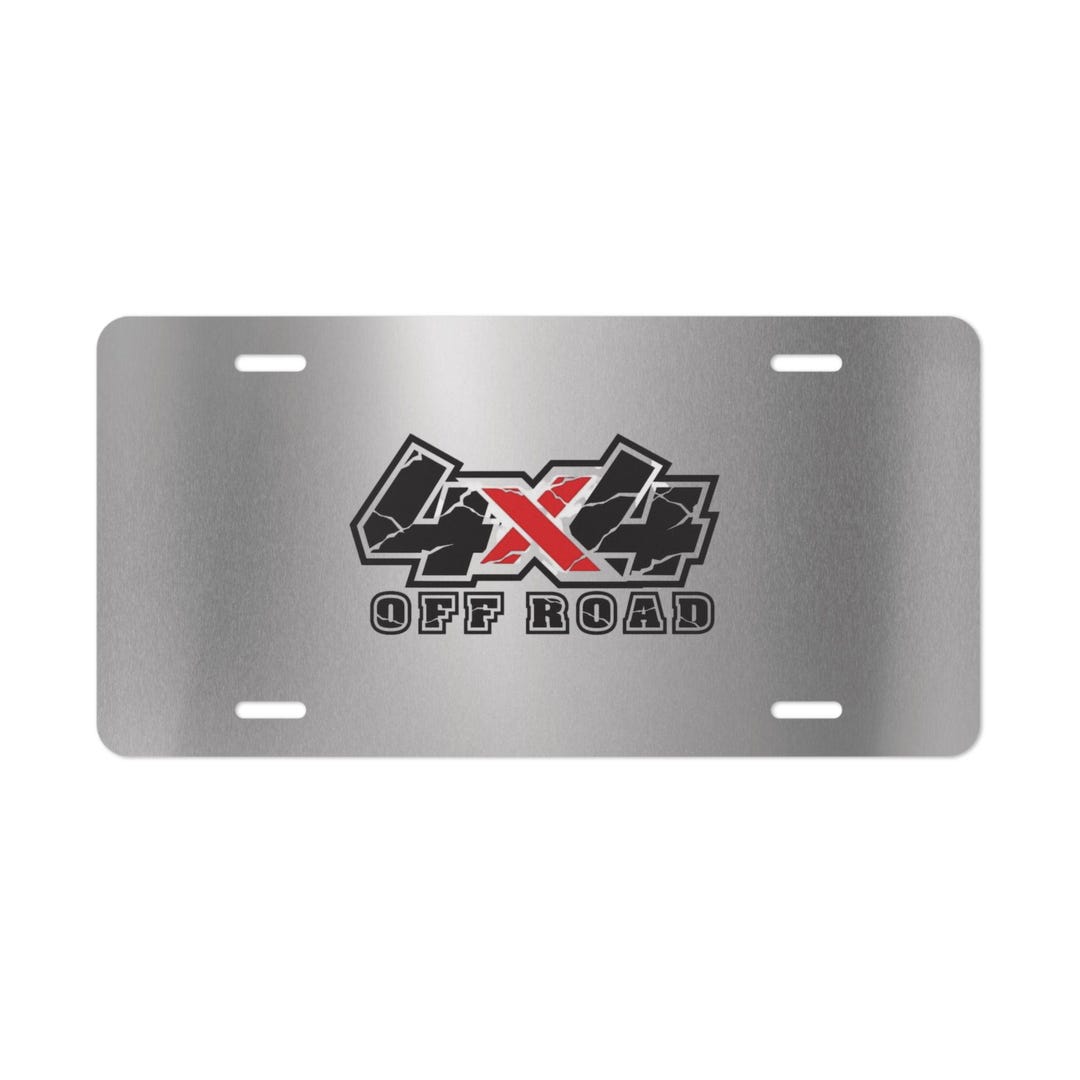 4x4 Offroad Vanity License Plate | Custom Truck Tag | Adventure Car ...