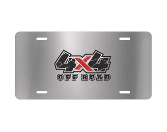 4x4 Offroad Vanity License Plate | Custom Truck Tag | Adventure Car Decor
