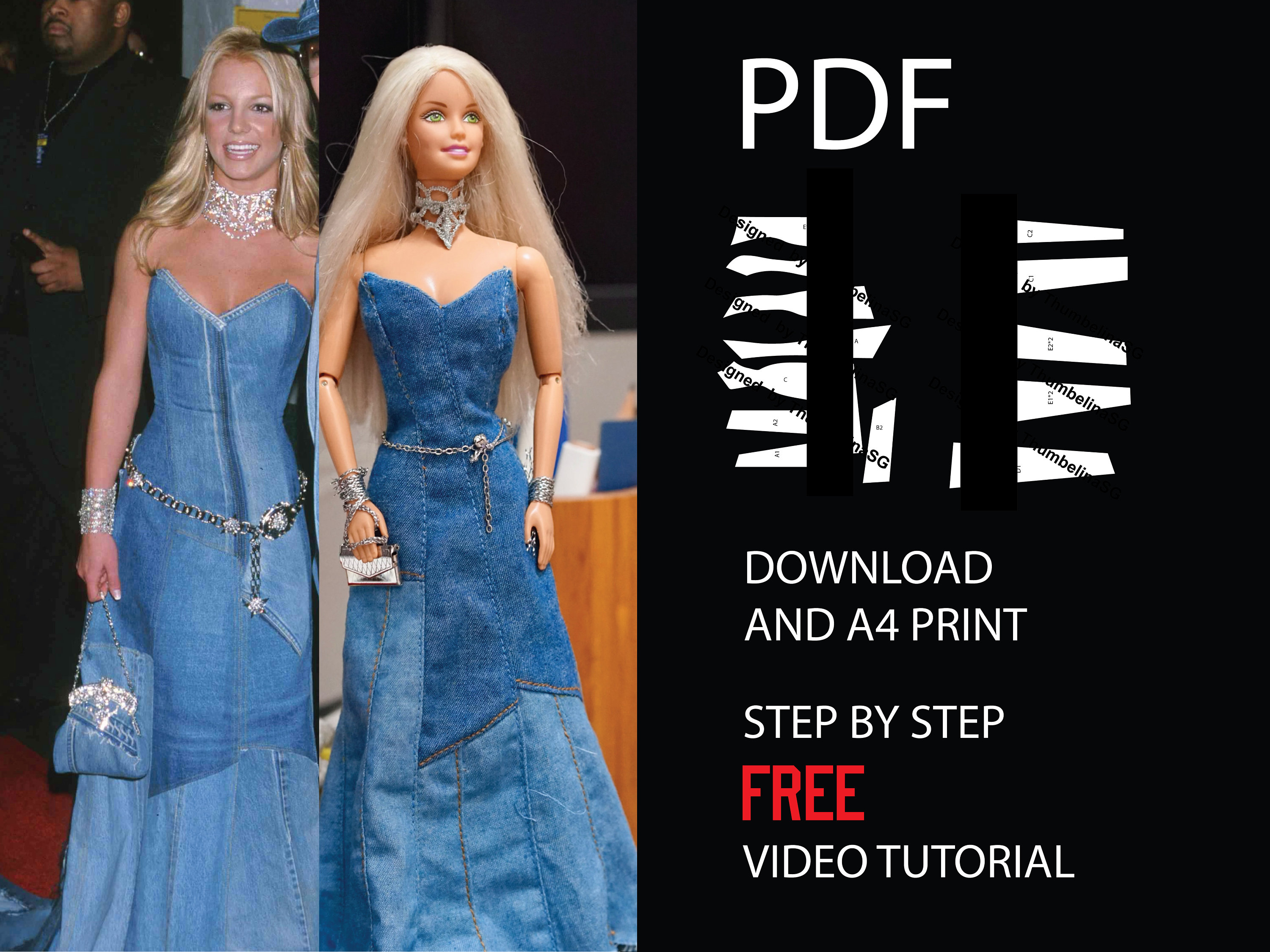 barbie fashionista denim dress Year 2016 Barbie Fashionistas Series 12 Inch Doll #60 main image 0
