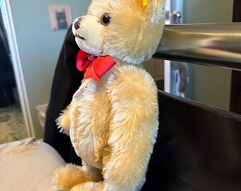 Vintage 80s Steiff Growling Teddy Bear - Etsy