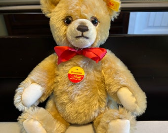 Vintage 80er Jahre Steiff Knurrender Teddy Bär