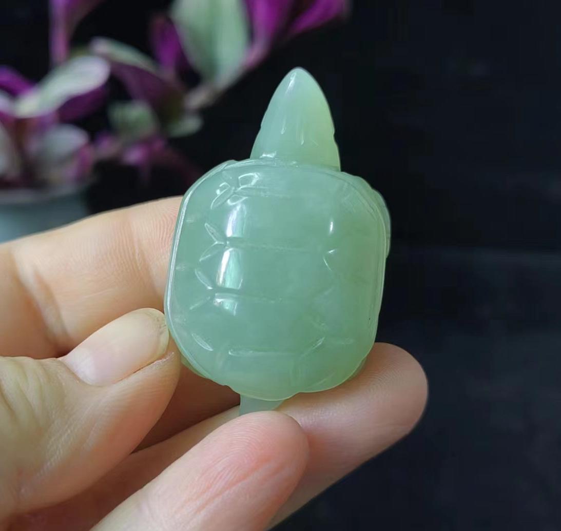Nephrite Jade Turtle 2 - Etsy