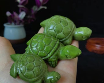 翡翠 亀 置物 カナダ産翡翠亀 - 各種サイズ - 翡翠の置物 - 亀 - Etsy 日本