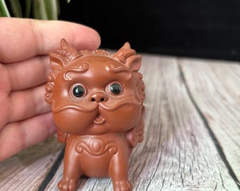Mascota de té Qilin de arcilla púrpura de Yixing: un encantador compañero de té