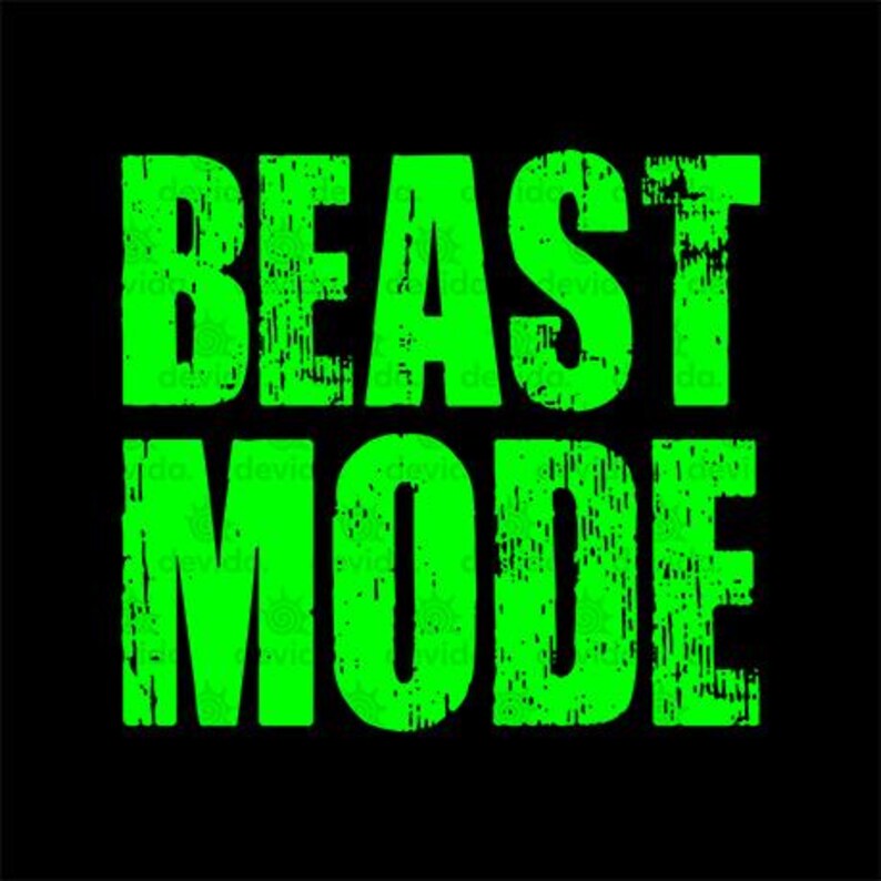 BEAST MODE Svg Png, Workout Motivation Graphic (digital Download) - Etsy
