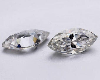 GRA Certified, Marquise Cut Loose Moissanite Stone 4x8 to 8x16 MM, Moissanite Jewelry, Natural Eye Clean Moissanite, Gift For Rings