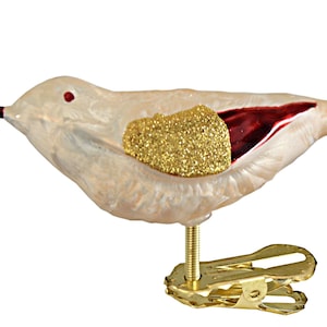 &quot;Romantic&quot; series Glass bird with glass tail Set of 4