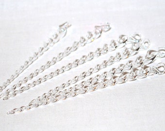 Crystal icicles, 12 cm long / set of 6
