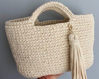 Crochet Basket, Shopper Bag