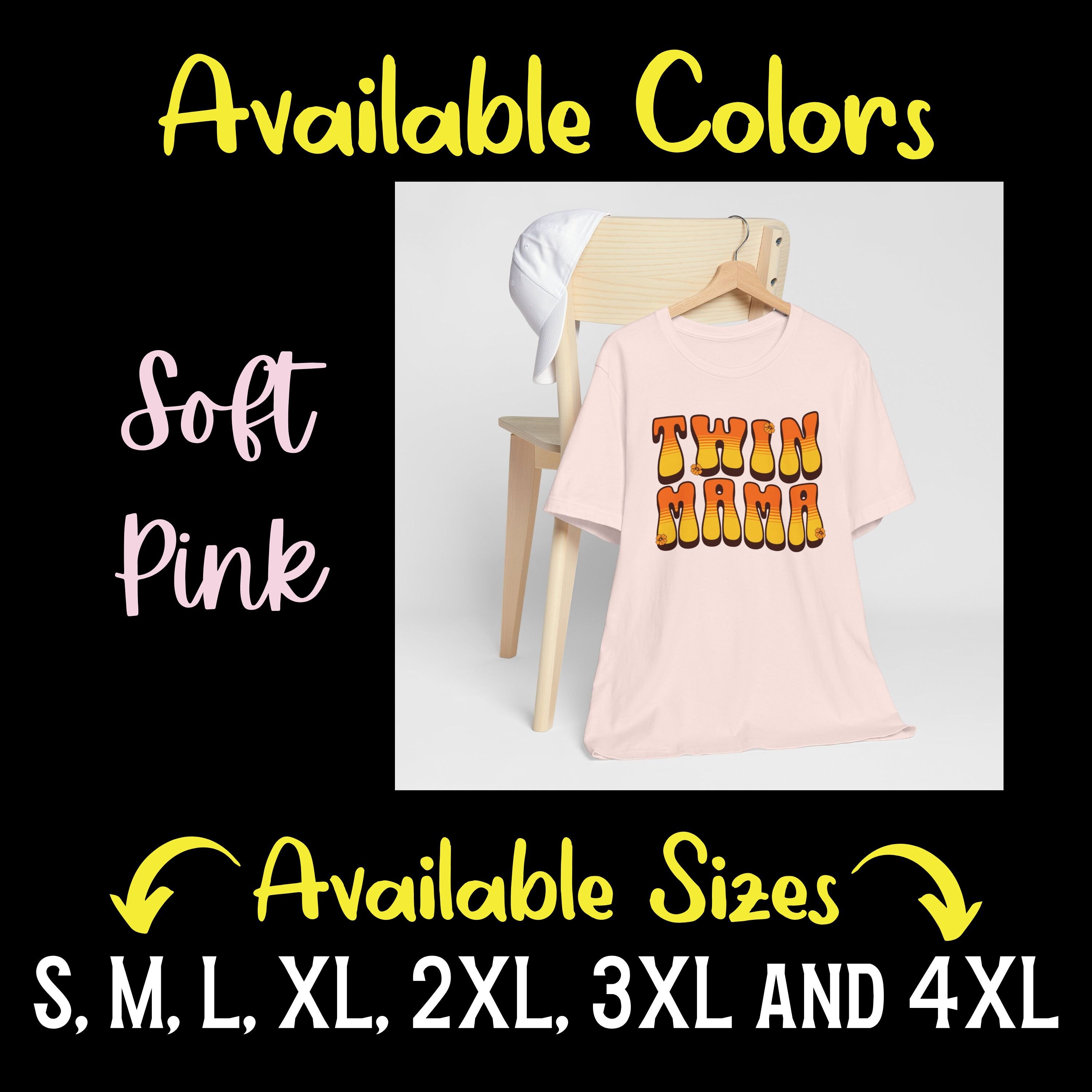 Retro Twin Mama Shirt, Twin Mom Tee, Mom Twin Girls T-shirt, Twin