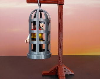 Playmobil Custom Belén jaula de tortura medieval impresión 3D