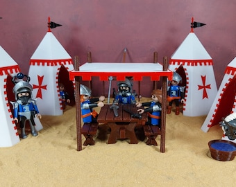Playmobil Custom Belén campamento militar medieval impresión 3D
