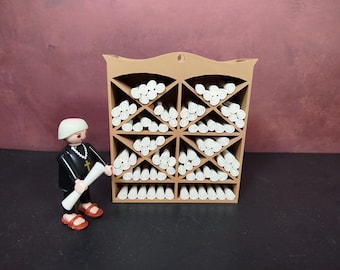 Playmobil accessories Custom diorama shelf with scrolls 3D printed