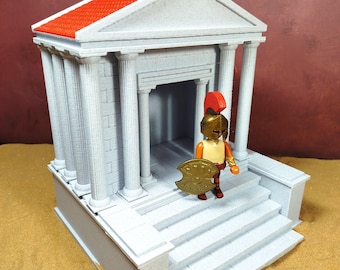 Playmobil Custom Diorama Accessories Roman Greek Temple 3D Printing