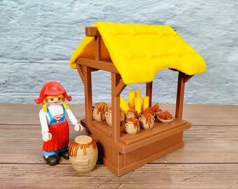 Playmobil Custom Puesto de miel mercado medieval impresión 3D