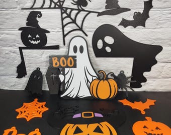 Décorations d'Halloween : panneaux de porte et de mur, accessoires de fête d'horreur