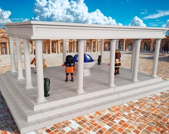 Playmobil Custom Accessories Diorama Roman Greek Square 3D Printing
