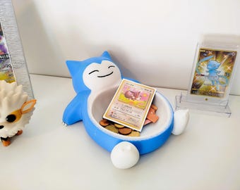 Figura Vaciabolsillos bandeja para llaves organizador con forma del Pokémon Snorlax
