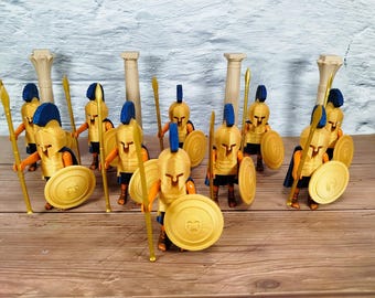 Playmobil Custom lot of 10 Greek, Trojan, and Roman warriors