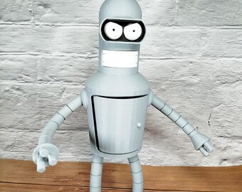 Futurama Bender robot figure, 37 cm, with box