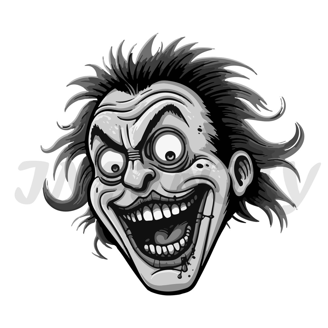 Beetlejuice Grayscale Image for Laser Engraving or Digital Etsy