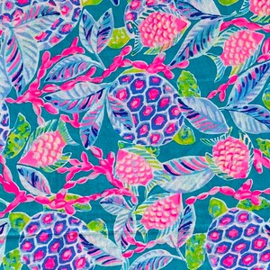Fabric “ Green Turtle ” #190 - Cotton Jersey LP