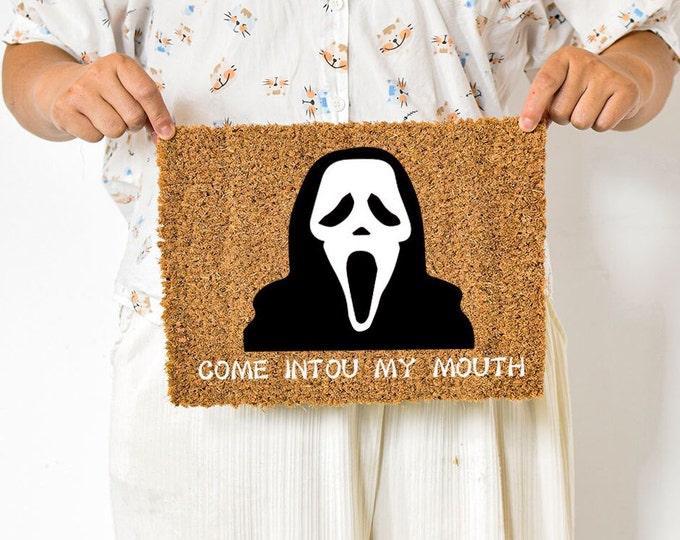 Come Intou My Mouth Door Mat, Funny Doormat, Wedding Gift, Housewarming Gift, Home Doormat, Welcome Mat, Closing Gift