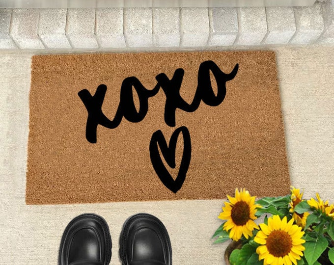 XOXO Doormat, Grandparents Day Gift, Welcome Door Mat, Home Doormat, Fathers Day, Mothers Day