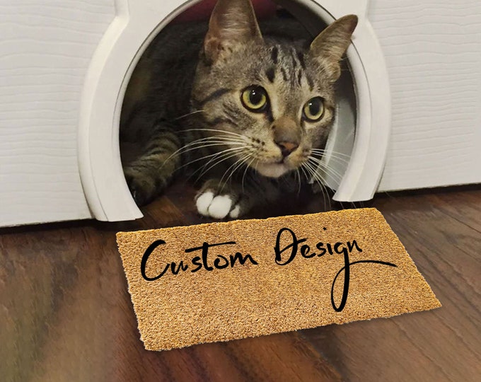 Custom Design Doormat, Initial Doormat, Custom Door Mat For Front Door, Custom Doormat, Personalized Gift