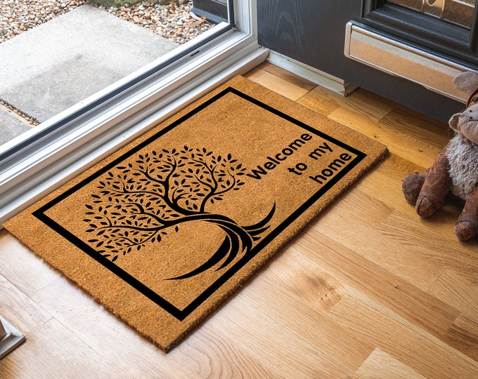 Welcome To My Home Doormat, Personalized Doormat, welcome Doormat, Custom Door Mat, Personalized Door Mat