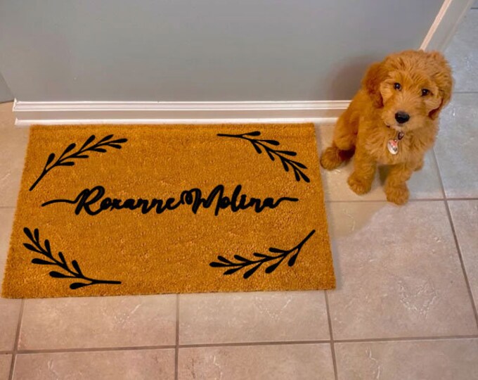 Roxanne Molina Doormat, Funny Doormat, Custom Door Mat For Front Door, Personalized Custom Doormat, Welcome Doormat