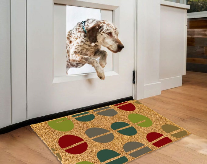 Color Gourd Skewers Doormat, Custom Door Mat For Front Door, Personalized Custom Doormat, Chili's Doormat, Funny Doormat